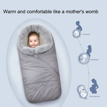 Baby Stroller Sleeping Bag Winter Warm Envelopes For Newborn Thicken Stroller Sleepsacks Infant Windproof Envelopes Sleep Sack 
Baby Stroller Sleeping Bag Winter Warm Envelopes For Newborn Thicken Stroller Sleepsacks Infant Windproof Envelopes Sleep Sack