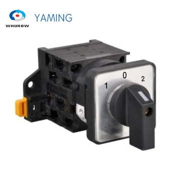 Cam Switch DIN Rail Mounting 3 Position 3 Poles 690V 32A Selector Rotary Changeover Control Circuit Dual Power YMW42-32/3
Cam Switch DIN Rail Mounting 3 Position 3 Poles 690V 32A Selector Rotary Changeover Control Circuit Dual Power YMW42-32/3