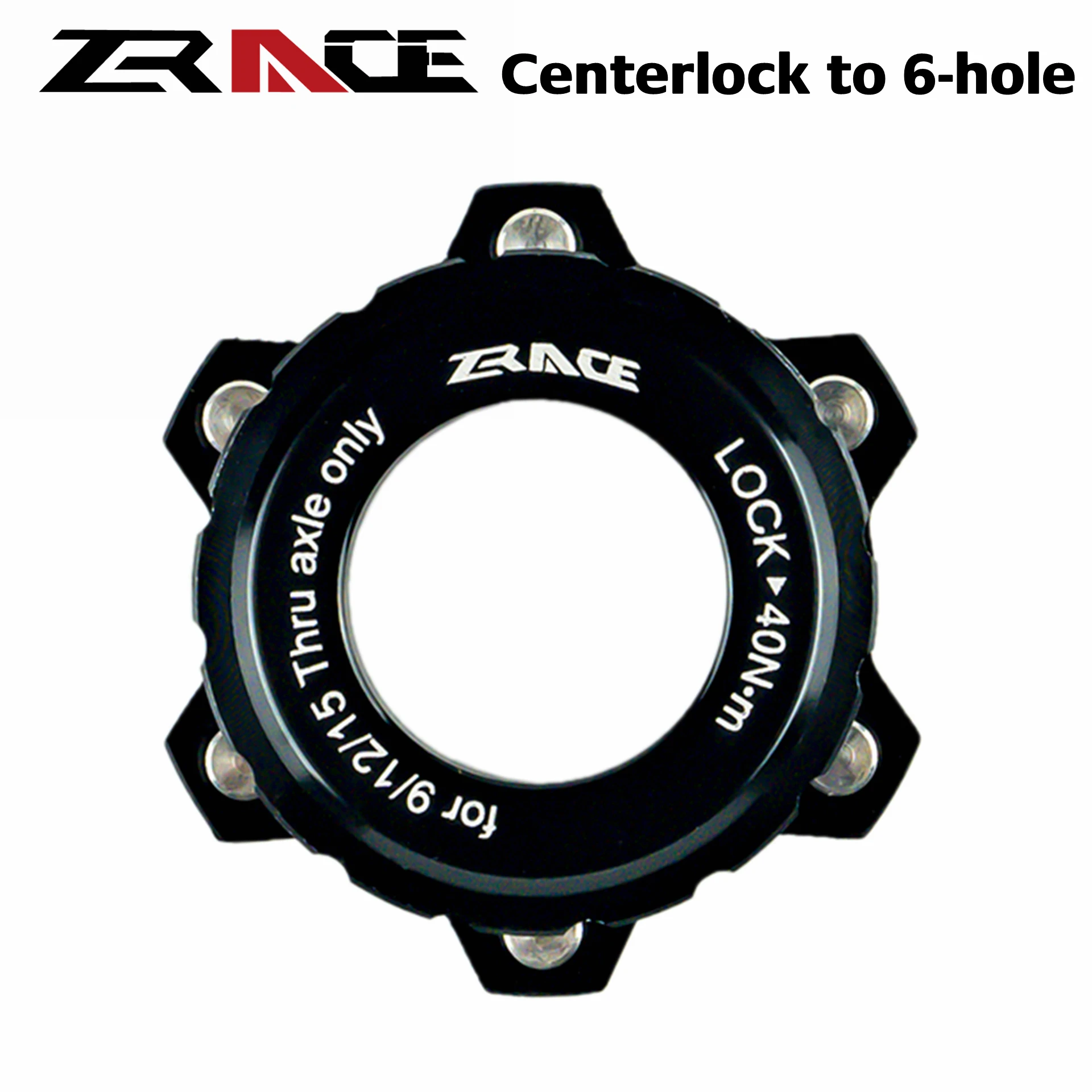 ZRACE Centerlock to 6-hole Adapter, Center Lock conversion 6 hole Brake Disc, Center Lock for 6 Bolt, SM-RTAD05 / SM-RTAD10
ZRACE Centerlock to 6-hole Adapter, Center Lock conversion 6 hole Brake Disc, Center Lock for 6 Bolt, SM-RTAD05 / SM-RTAD10