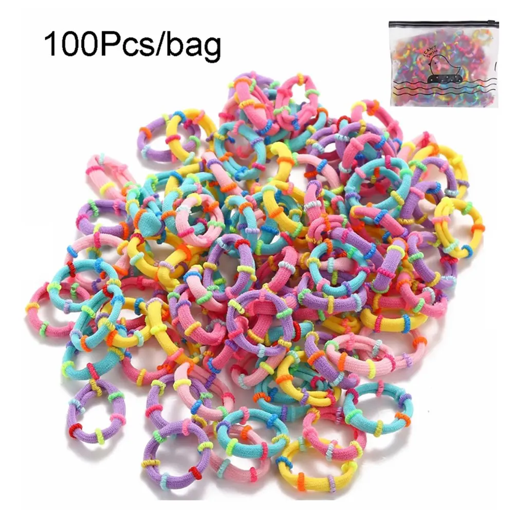 100pcs/lot Highly Elastic Hair bands Girl Colorful black Elastic Rubber Band Hair band Child Headband Scrunchie Hair Accessories
100pcs/lot Highly Elastic Hair bands Girl Colorful black Elastic Rubber Band Hair band Child Headband Scrunchie Hair Accessories