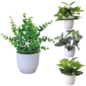 Fresh Artificial Foliage Plant Potted Bonsai Wedding Party Mall Desktop Decor
Fresh Artificial Foliage Plant Potted Bonsai Wedding Party Mall Desktop Decor