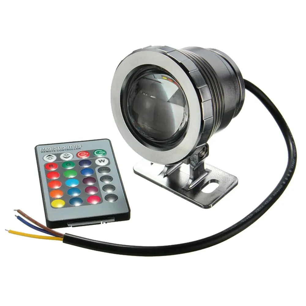 DIDIHOU 10W Waterproof Spotlight RGB With Remote Control Landscape Lighting For Underwater Fountain Pool Light
DIDIHOU 10W Waterproof Spotlight RGB With Remote Control Landscape Lighting For Underwater Fountain Pool Light