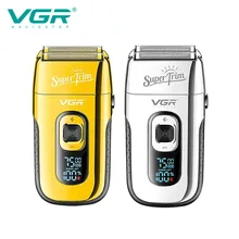 VGR Reciprocating Razor LED Display Electric Shaver Floating Double Knife Net Multi-function Shaving and Haircut for Men V-332
VGR Reciprocating Razor LED Display Electric Shaver Floating Double Knife Net Multi-function Shaving and Haircut for Men V-332