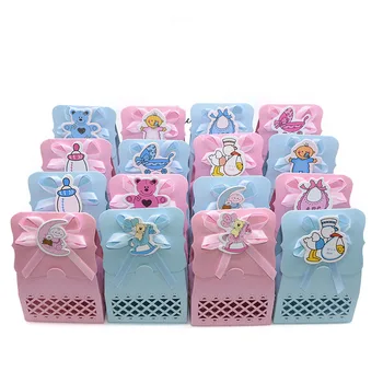 12pcs Small Cartoon Candy Box New Craft Paper Present Gift Boxes Blue Pink for Baby Shower Birthday Party Cookies Packaging 
12pcs Small Cartoon Candy Box New Craft Paper Present Gift Boxes Blue Pink for Baby Shower Birthday Party Cookies Packaging