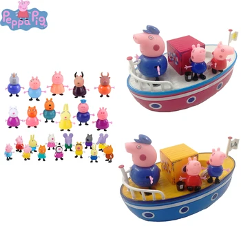 Peppa Pig Boat with Figure Sailing Ship DiY George Family Anime Figure Toy Set Action Figure Toys for Children Gifts 2P12
Peppa Pig Boat with Figure Sailing Ship DiY George Family Anime Figure Toy Set Action Figure Toys for Children Gifts 2P12