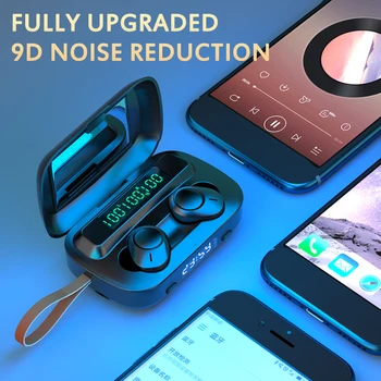 New TWS Binaural Stereo Stereo Bluetooth 5.1 Headset Noise Reduction Earphones Waterproof Sweatproof Outdoor Sports Headphones
New TWS Binaural Stereo Stereo Bluetooth 5.1 Headset Noise Reduction Earphones Waterproof Sweatproof Outdoor Sports Headphones