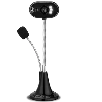 USB Webcam With Home Office Microphone Night Function Video Camera With Microphone For Laptop Notebook Computer
USB Webcam With Home Office Microphone Night Function Video Camera With Microphone For Laptop Notebook Computer