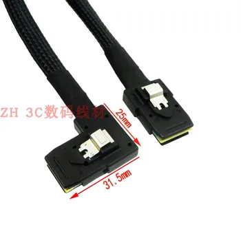 New Mini SAS Line L-shaped 36P Right-angle Side Elbow SFF8087-8087 Backplane Array Card Data Cable 80
New Mini SAS Line L-shaped 36P Right-angle Side Elbow SFF8087-8087 Backplane Array Card Data Cable 80