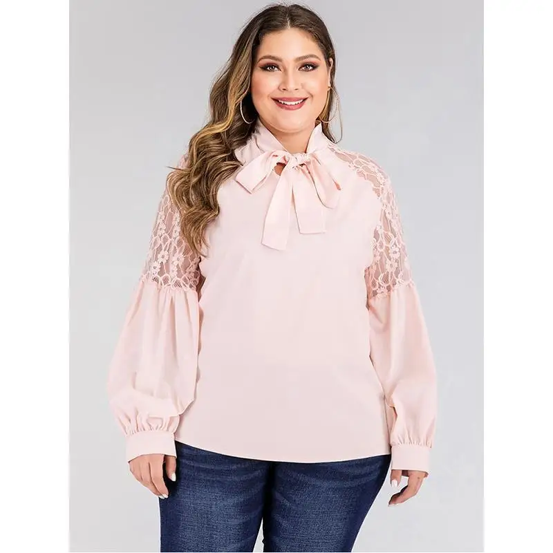 Hot Selling WOMEN'S Dress Europe And America Fashion Large Size Tops Sexy Lace Sleeve Joint Shirt De0216
Hot Selling WOMEN'S Dress Europe And America Fashion Large Size Tops Sexy Lace Sleeve Joint Shirt De0216