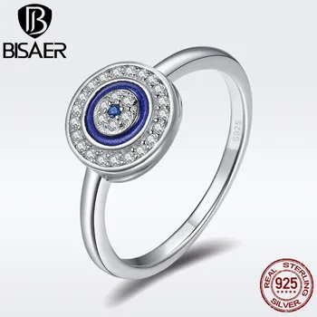 BISAER 100% 925 Sterling Silver Lucky Blue Eye Female Finger Rings for Women Engagement Ring Jewelry Valentine Day Gift GXR208
BISAER 100% 925 Sterling Silver Lucky Blue Eye Female Finger Rings for Women Engagement Ring Jewelry Valentine Day Gift GXR208