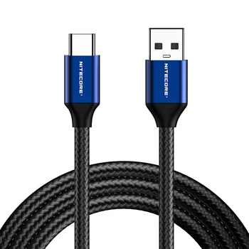 NITECORE UAC20 USB-C to USB-A 2.0 Charging cable 3A High Speed Charging Nylon Braiding 
NITECORE UAC20 USB-C to USB-A 2.0 Charging cable 3A High Speed Charging Nylon Braiding