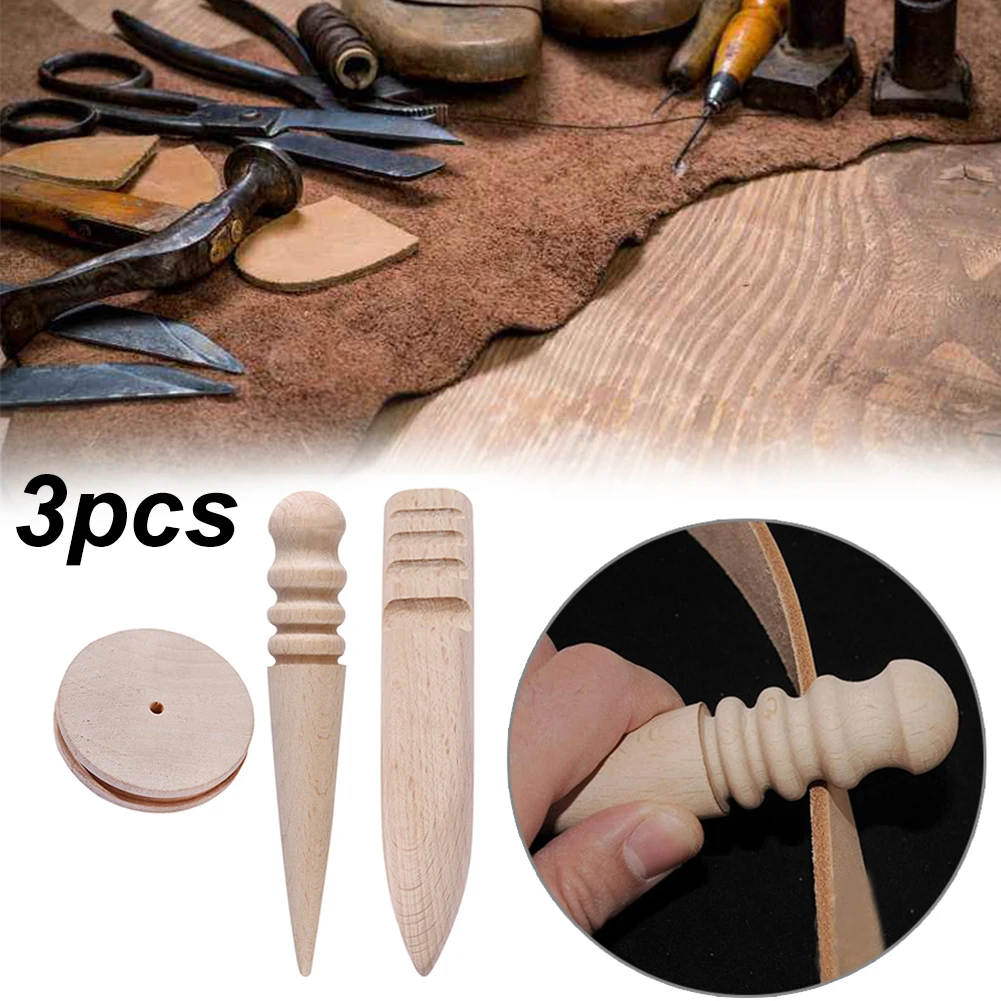 3 Pcs Leather Craft Handmade Multi-Size Burnishing Rod Leather Craft Edges Slicker Round Wood DIY Leathercraft Tool
3 Pcs Leather Craft Handmade Multi-Size Burnishing Rod Leather Craft Edges Slicker Round Wood DIY Leathercraft Tool