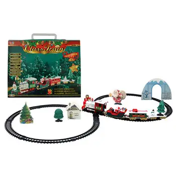 Christmas Toy Electric Track Train Santa Claus Train with Light and Music Toy Children Toys for Kids
Christmas Toy Electric Track Train Santa Claus Train with Light and Music Toy Children Toys for Kids