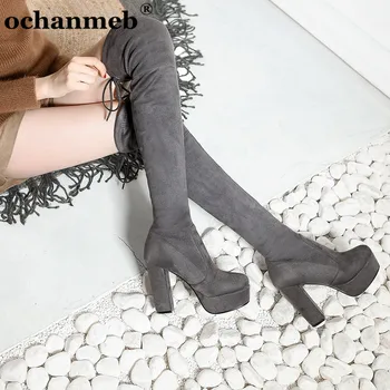 ochanmeb plus size 43 women thigh boots luxury brand high heels stretch faux suede over the knee boot lady nude red winter shoes
ochanmeb plus size 43 women thigh boots luxury brand high heels stretch faux suede over the knee boot lady nude red winter shoes