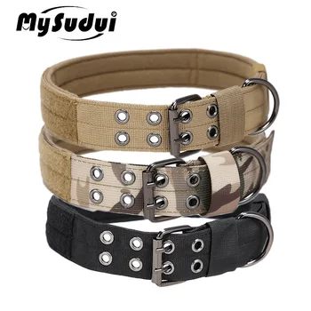 Military Tactical Dog Collar Nylon Soft Adjustable Strong Dog Collars For Pitbull German Shepard Outdoor Training Collier Chien 
Military Tactical Dog Collar Nylon Soft Adjustable Strong Dog Collars For Pitbull German Shepard Outdoor Training Collier Chien