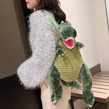 Spring Cute Dinosaur Children Backpack Kids Suede Child Schoolbag Cute 3D Cartoon Multifunctional backpack Women Bookbag
Spring Cute Dinosaur Children Backpack Kids Suede Child Schoolbag Cute 3D Cartoon Multifunctional backpack Women Bookbag