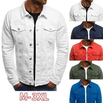 Fashion Male Jean Jackets High Quality Spring Mens Denim Jacket Slim Fit Casual Streetwear Vintage Men Jean Outwear Clothing
Fashion Male Jean Jackets High Quality Spring Mens Denim Jacket Slim Fit Casual Streetwear Vintage Men Jean Outwear Clothing