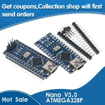 NANO V3.0 Controller Terminal Adapter Expansion Board NANO IO Shield Simple Extension Plate For Arduino AVR ATMEGA328P
NANO V3.0 Controller Terminal Adapter Expansion Board NANO IO Shield Simple Extension Plate For Arduino AVR ATMEGA328P