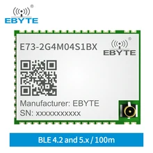 nRF52832 BLE 4.2/5.0 Module Bluetooth Module 2.4GHz IPEX Antenna EBYTE E73-2G4M04S1BX SMD Transmitter rf Wireless Module
nRF52832 BLE 4.2/5.0 Module Bluetooth Module 2.4GHz IPEX Antenna EBYTE E73-2G4M04S1BX SMD Transmitter rf Wireless Module