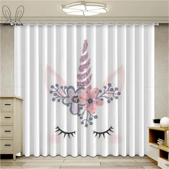 Cartoon Unicorn Windows Curtains Colorful for Living Room Bedroom Decorative Kitchen Curtains Drapes Treatments
Cartoon Unicorn Windows Curtains Colorful for Living Room Bedroom Decorative Kitchen Curtains Drapes Treatments