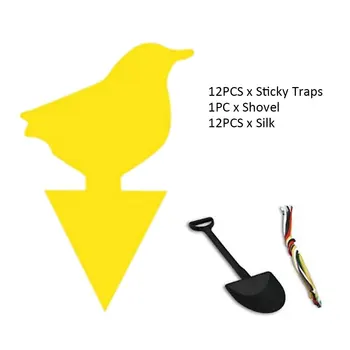 12pcs Garden Fungus Gnats Catcher Pest Control Home Sticky Traps Non Toxic Fruit Fly Insect Yellow Indoor Outdoor Odorless
12pcs Garden Fungus Gnats Catcher Pest Control Home Sticky Traps Non Toxic Fruit Fly Insect Yellow Indoor Outdoor Odorless