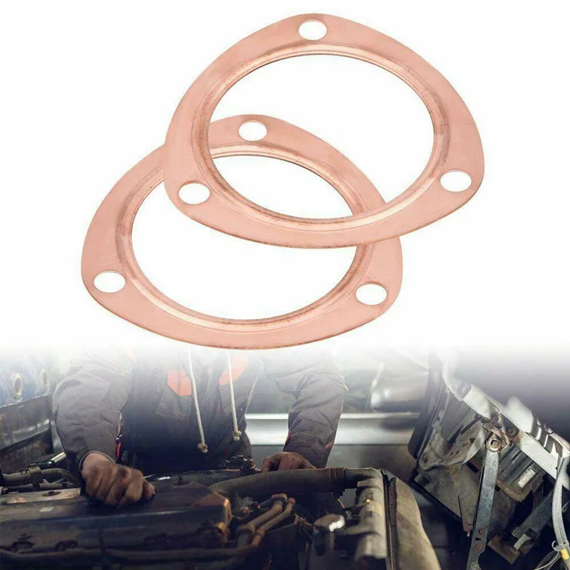 2 1/2" Copper Header Exhaust Collector Gaskets Reusable SBC BBC 302 350 454 2.5"
2 1/2" Copper Header Exhaust Collector Gaskets Reusable SBC BBC 302 350 454 2.5"