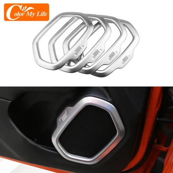 Car Chrome Interior Door Stereo Speaker Ring Cover Speaker Trim Sticker Fit for Jeep Renegade 2015 - 2020 Accessories
Car Chrome Interior Door Stereo Speaker Ring Cover Speaker Trim Sticker Fit for Jeep Renegade 2015 - 2020 Accessories