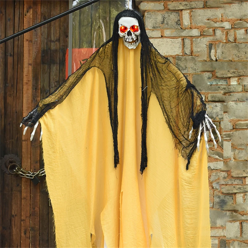 1.8m Big Horror Halloween Decoration Ghost Scary Halloween Props Grim Reaper Ghost Haunted Horror Scream Creepy Halloween Ghost
1.8m Big Horror Halloween Decoration Ghost Scary Halloween Props Grim Reaper Ghost Haunted Horror Scream Creepy Halloween Ghost