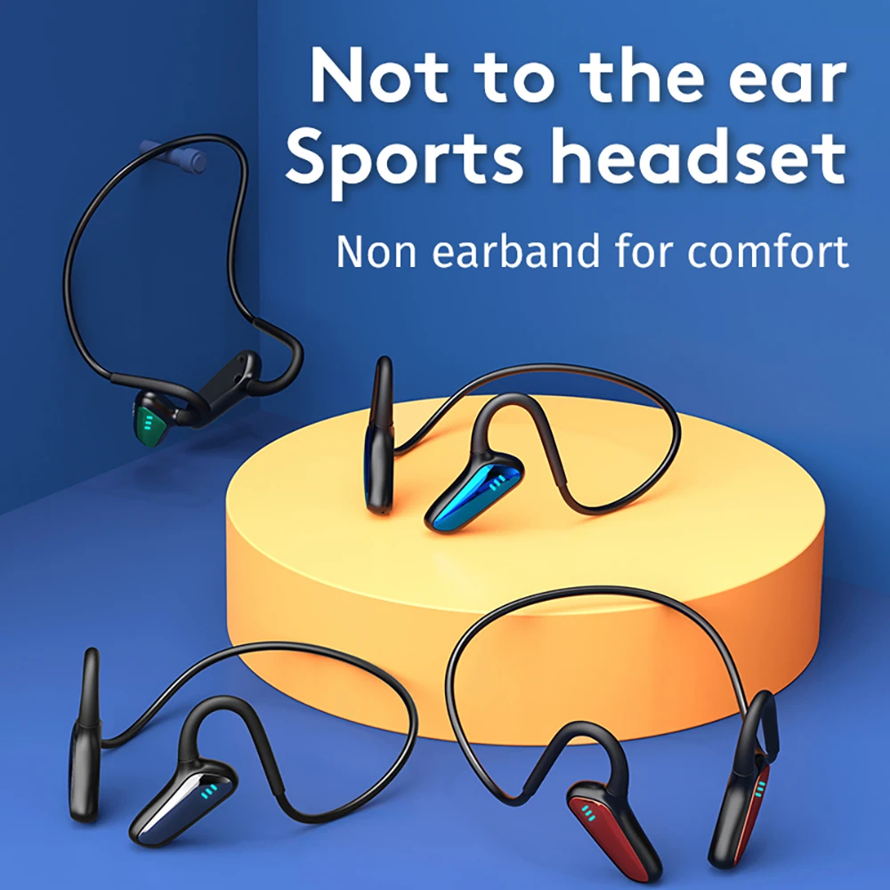 Bone Conduction Headphones Bluetooth 5.0 Portable Sports Fitness Waterproof Wireless In-Ear Headphones
Bone Conduction Headphones Bluetooth 5.0 Portable Sports Fitness Waterproof Wireless In-Ear Headphones