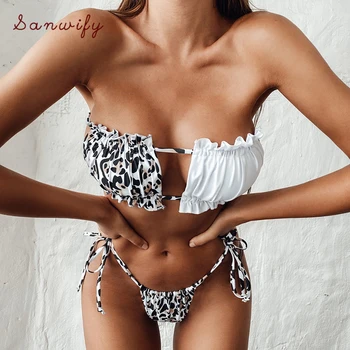 Sexy Bikini 2020 Pleated Swimsuit Swimwear Women Mini Thong Bikini Set Bather Swimming Beachwear Or Bathing Suit 
Sexy Bikini 2020 Pleated Swimsuit Swimwear Women Mini Thong Bikini Set Bather Swimming Beachwear Or Bathing Suit