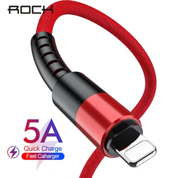 ROCK USB Cable Fast Charging Mobile Phone Data Cord For iPhone 11 Xs Max Xr X 8 7 6 6s 5s se iPad Charger Wire Cable 1m 2m
ROCK USB Cable Fast Charging Mobile Phone Data Cord For iPhone 11 Xs Max Xr X 8 7 6 6s 5s se iPad Charger Wire Cable 1m 2m