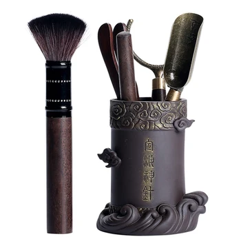Tea Ceremony Six Gentlemen Set Copper Ebony Clip Spoon Kung Fu Black Tea Ceremony Accessories Teaware Free Shiping
Tea Ceremony Six Gentlemen Set Copper Ebony Clip Spoon Kung Fu Black Tea Ceremony Accessories Teaware Free Shiping