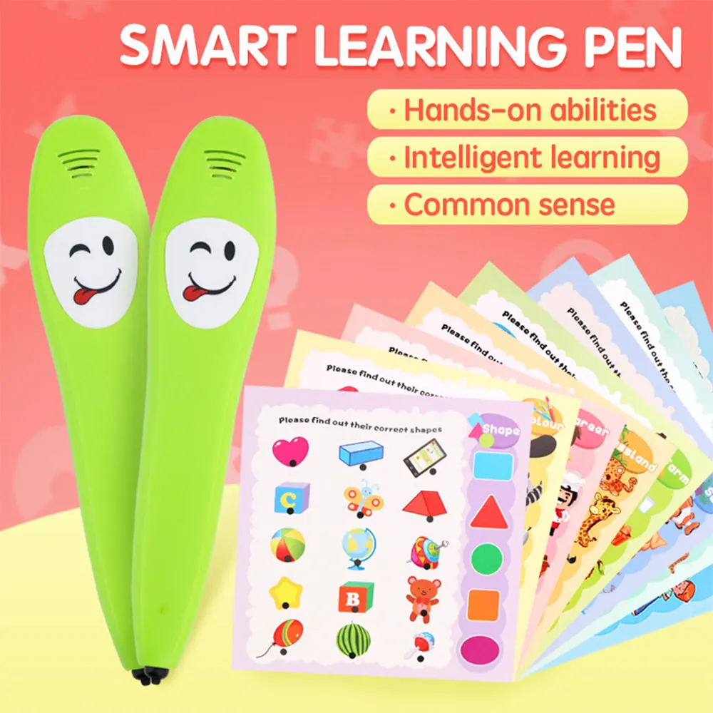 Kids Early Educational Leaning Card Voice Reading Machine Book with Smart Reading Pen Study Story Toy English Language Operation
Kids Early Educational Leaning Card Voice Reading Machine Book with Smart Reading Pen Study Story Toy English Language Operation