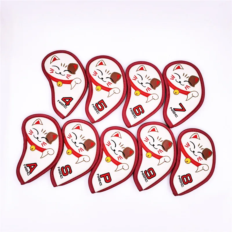 С принтом Китти Кэт клюшки для гольфа головной убор из искусственной кожи гольф клуб Железный Набор чехлов # 4-9PAS
С принтом Китти Кэт клюшки для гольфа головной убор из искусственной кожи гольф клуб Железный Набор чехлов # 4-9PAS