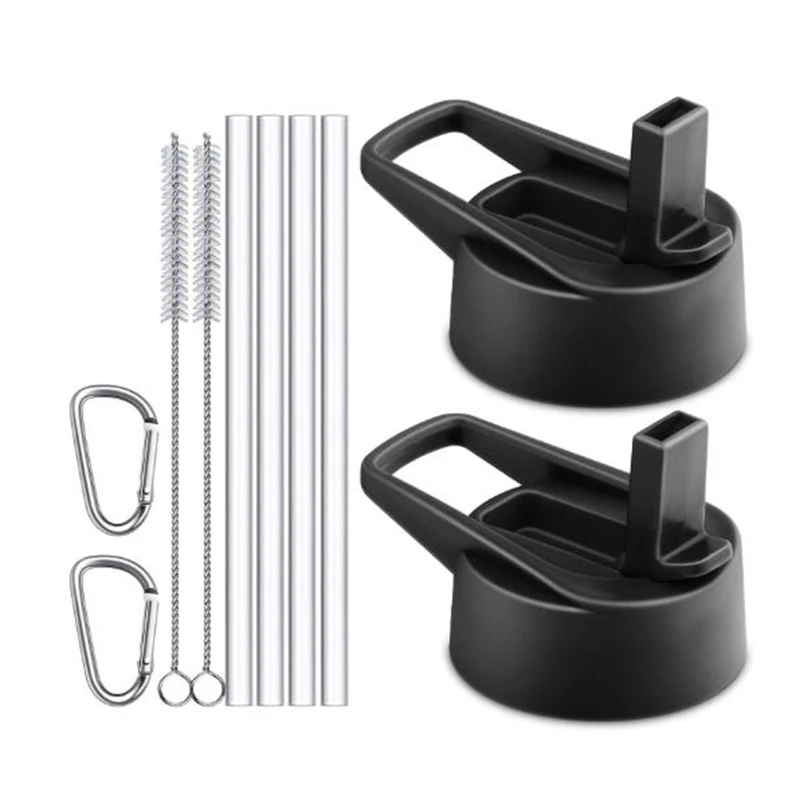 Kettle Straw Cap for Hydroflask 12-64 Oz and Most Sports Water Bottles, Wide Mouth Straw Cap with Straw and Brush
Kettle Straw Cap for Hydroflask 12-64 Oz and Most Sports Water Bottles, Wide Mouth Straw Cap with Straw and Brush