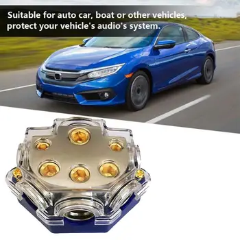 Car Audio Amplifier Modification Insurance Five-way Hub Ground Fuse Distribution Car Junction Holder Block Accessorie Power I7W6
Car Audio Amplifier Modification Insurance Five-way Hub Ground Fuse Distribution Car Junction Holder Block Accessorie Power I7W6