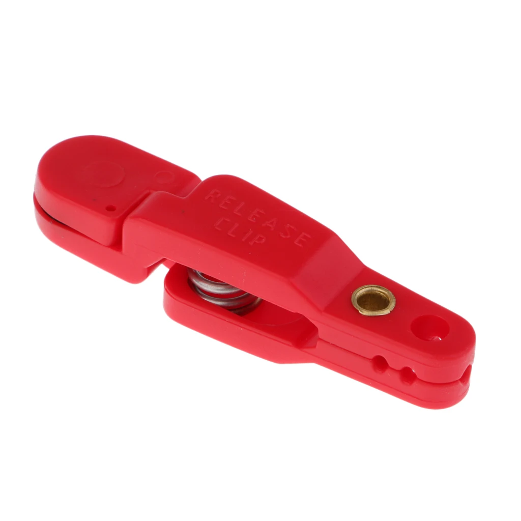 2pcs Padded Release Clip for Kite Fishing Planer Board Downrigger Trolling Clips Red