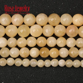 Wholesale Natural Stone Beads Yellow Jades Meters Topazs Round Loose Beads for Jewelry Making Bracelet 4/6/8/10/12 mm 15 inches
Wholesale Natural Stone Beads Yellow Jades Meters Topazs Round Loose Beads for Jewelry Making Bracelet 4/6/8/10/12 mm 15 inches
