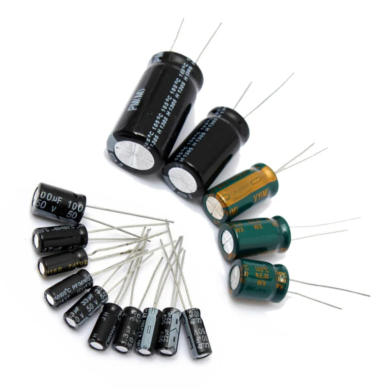 120pcs Set Aluminum Electrolytic Capacitor 0.22UF~470UF Assortment Kit New Electronic Components Accessories
120pcs Set Aluminum Electrolytic Capacitor 0.22UF~470UF Assortment Kit New Electronic Components Accessories