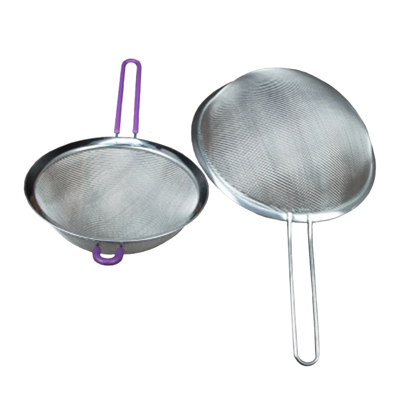 Optional Stainless Steel Fine Mesh Wire Sieve Tea Strainer Mesh Oil strainer High Quality Flour Colander Sieve Food Filter
Optional Stainless Steel Fine Mesh Wire Sieve Tea Strainer Mesh Oil strainer High Quality Flour Colander Sieve Food Filter