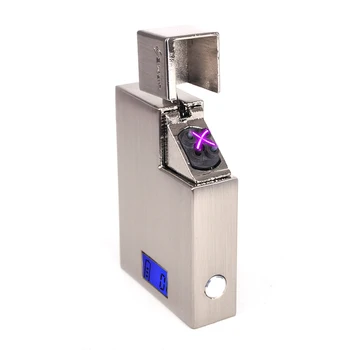 Latest Rechargeable Windproof Cigarette USB Arc Lighter Plasma Flameless Electric Power Display Plasma Lighters Gadgets for Men
Latest Rechargeable Windproof Cigarette USB Arc Lighter Plasma Flameless Electric Power Display Plasma Lighters Gadgets for Men