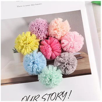 15pcs/lot 4cm mesh fabric Flower Ball For Children Hair clip Accessories Artificial Fabric Flowers For garment accessoires
15pcs/lot 4cm mesh fabric Flower Ball For Children Hair clip Accessories Artificial Fabric Flowers For garment accessoires