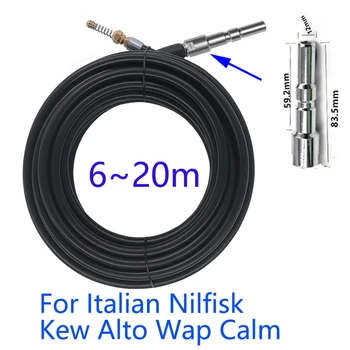 6~20 meter Sewer Drain Water Cleaning Hose Sewage Pipeline Clean For Italian Nilfisk Kew Alto Wap Calm High Pressure Washer