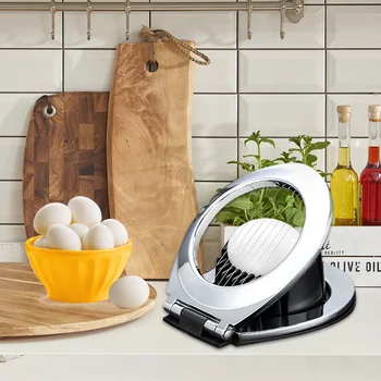 Practical Boiled Egg Cutter 2 in 1 Stainless Steel Egg Fruit Section Slicer Cooking Mold Household Kitchen Accessories
Practical Boiled Egg Cutter 2 in 1 Stainless Steel Egg Fruit Section Slicer Cooking Mold Household Kitchen Accessories