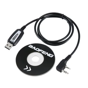 USB Programming Cable/Cord CD Driver for Baofeng UV-5R / BF-888S handheld transceiver
USB Programming Cable/Cord CD Driver for Baofeng UV-5R / BF-888S handheld transceiver