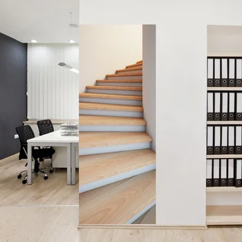 3D Creative Imitation Wooden Stair Door Stickers For Living Room Bedroom WaterProof PVC DecorStair Decal Self Adhesive Wallpaper
3D Creative Imitation Wooden Stair Door Stickers For Living Room Bedroom WaterProof PVC DecorStair Decal Self Adhesive Wallpaper