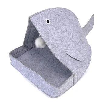 Comfortable Pets Cats Bed Felt Pet Nest Fish-Shaped Detachable Folding Blanket Kennel Breathable Felt Cats Cushion
Comfortable Pets Cats Bed Felt Pet Nest Fish-Shaped Detachable Folding Blanket Kennel Breathable Felt Cats Cushion
