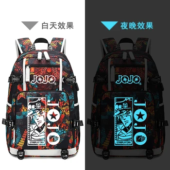 Street Style JoJo's Bizarre Adventure Oxford School Bags USB Charging Laptop Backpack Waterproof Travel Backpack Canvas Mochilas
Street Style JoJo's Bizarre Adventure Oxford School Bags USB Charging Laptop Backpack Waterproof Travel Backpack Canvas Mochilas