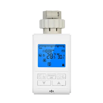Programmable Timer TRV Thermostatic Radiator Valve Actuator Radiator Thermostat for Heater Radiator Room Temperature Controlling
Programmable Timer TRV Thermostatic Radiator Valve Actuator Radiator Thermostat for Heater Radiator Room Temperature Controlling
