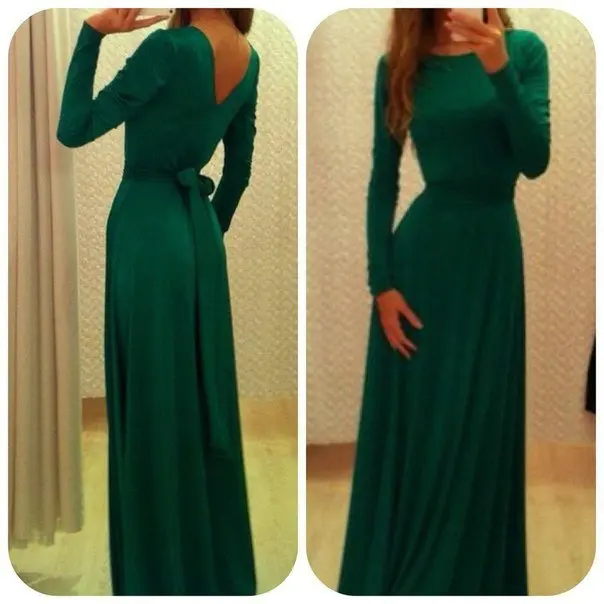 Free Shipping High Neckline A-line Modest Prom gowns With Sash Long Sleeves Green Formal Evening mother of the bride Dresses
Free Shipping High Neckline A-line Modest Prom gowns With Sash Long Sleeves Green Formal Evening mother of the bride Dresses